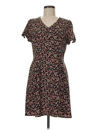 Pre-owned Ann Taylor Loft Casual Dress In Black