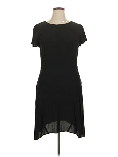 Ann Taylor Loft Casual Dress In Black