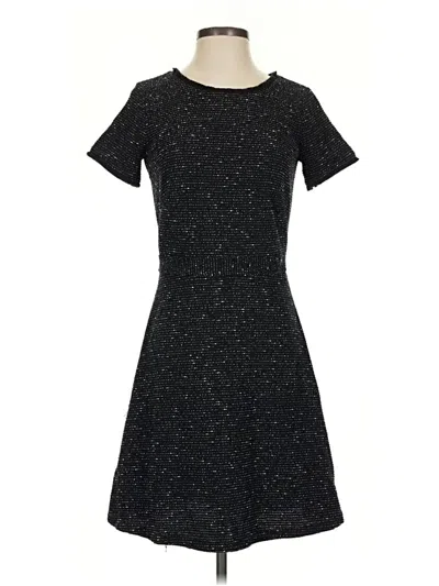 Pre-owned Ann Taylor Loft Casual Dress In Black