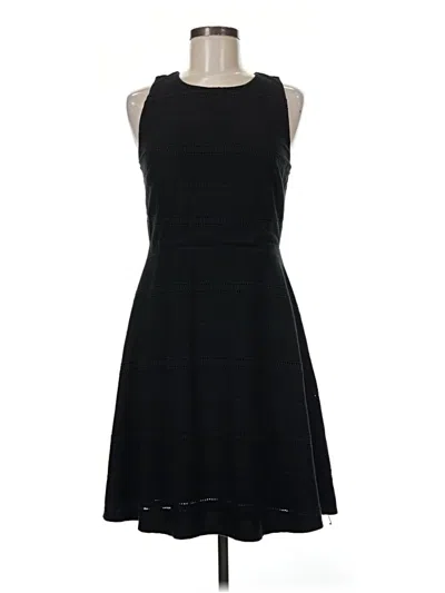 Pre-owned Ann Taylor Loft Casual Dress In Black