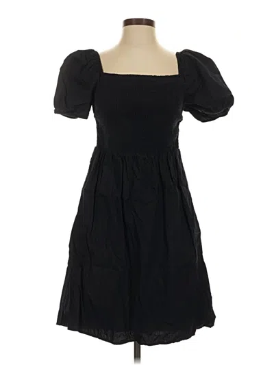 Pre-owned Ann Taylor Loft Casual Dress In Black