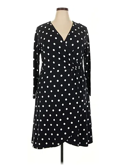 Ann Taylor Loft Casual Dress In Black