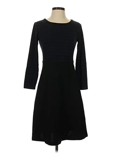 Pre-owned Ann Taylor Loft Casual Dress In Black