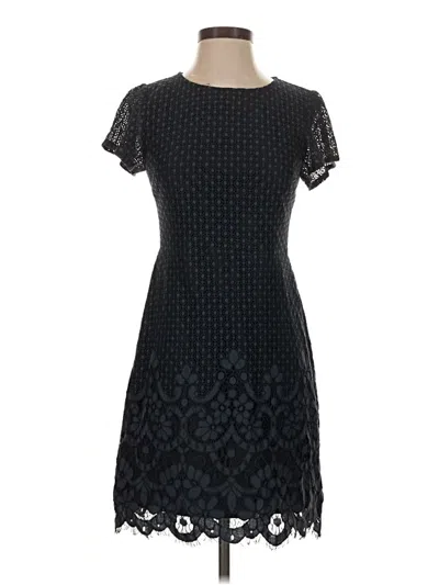 Pre-owned Ann Taylor Loft Casual Dress In Black