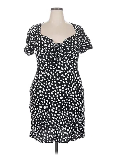 Ann Taylor Loft Casual Dress In Black