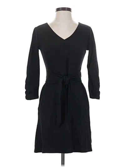 Ann Taylor Loft Casual Dress In Black