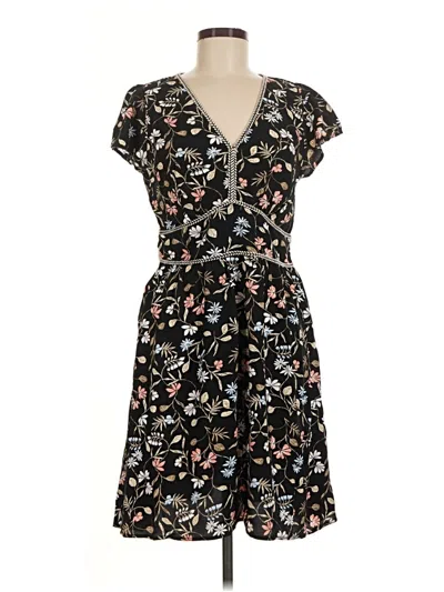 Ann Taylor Loft Casual Dress In Black