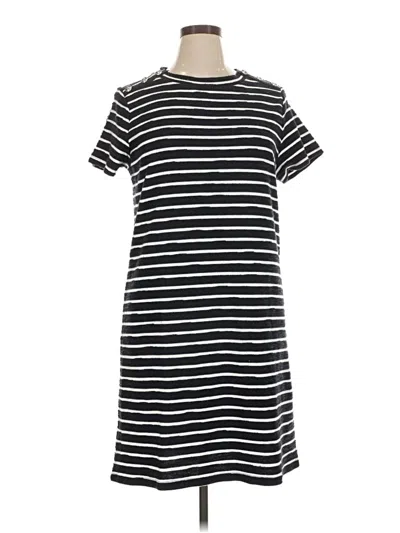 Ann Taylor Loft Casual Dress In Black