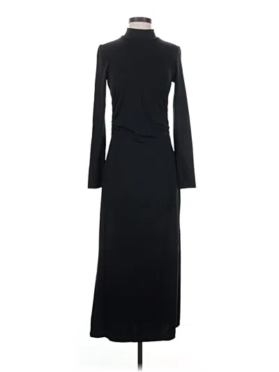 Ann Taylor Loft Casual Dress In Black