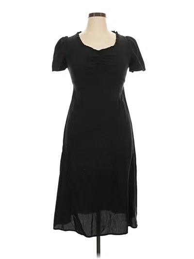 Ann Taylor Loft Casual Dress In Black