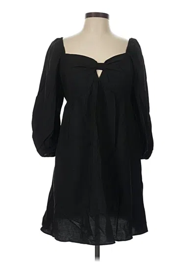 Ann Taylor Loft Casual Dress In Black