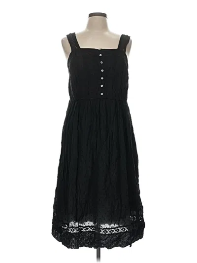 Ann Taylor Loft Casual Dress In Black