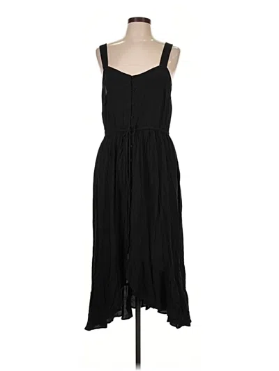 Ann Taylor Loft Casual Dress In Black