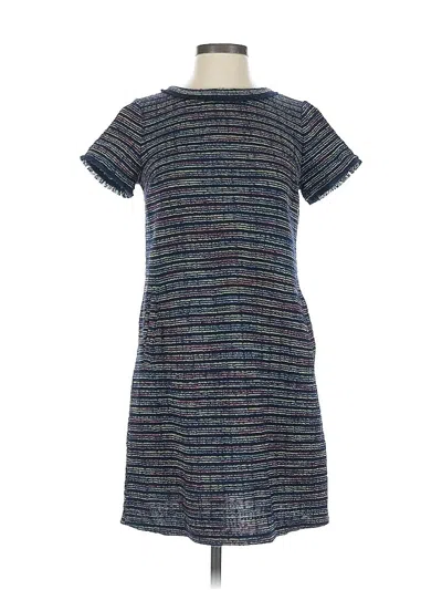 Pre-owned Ann Taylor Loft Casual Dress In Blue