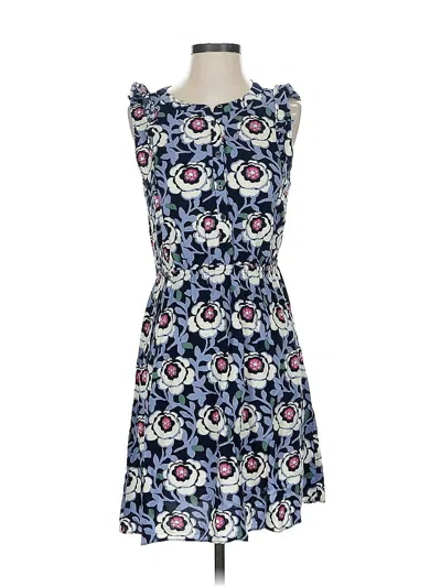 Pre-owned Ann Taylor Loft Casual Dress In Blue