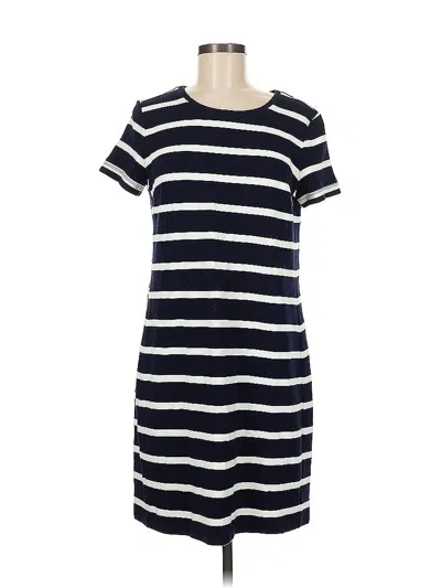 Pre-owned Ann Taylor Loft Casual Dress In Blue