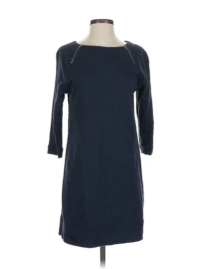 Pre-owned Ann Taylor Loft Casual Dress In Blue