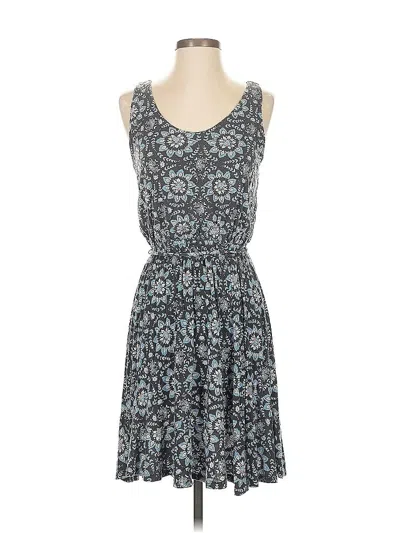 Pre-owned Ann Taylor Loft Casual Dress In Blue
