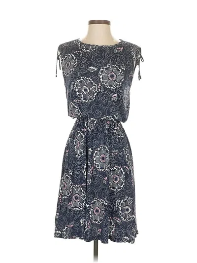 Pre-owned Ann Taylor Loft Casual Dress In Blue