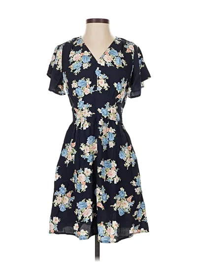 Ann Taylor Loft Casual Dress In Blue