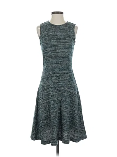 Pre-owned Ann Taylor Loft Casual Dress In Blue