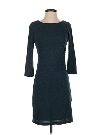 Pre-owned Ann Taylor Loft Casual Dress In Blue