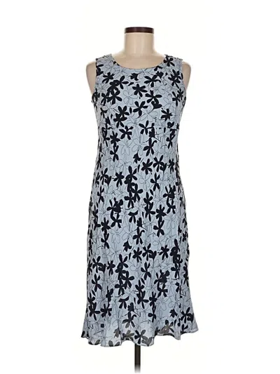 Pre-owned Ann Taylor Loft Casual Dress In Blue