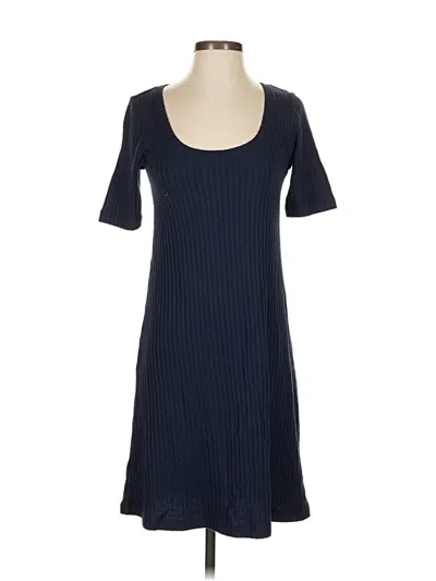 Pre-owned Ann Taylor Loft Casual Dress In Blue