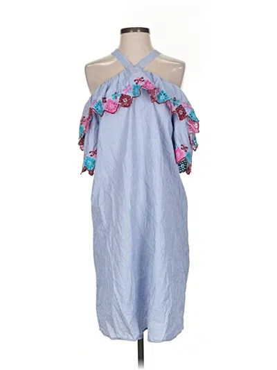 Ann Taylor Loft Casual Dress In Blue