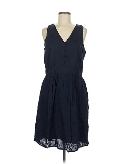 Ann Taylor Loft Casual Dress In Blue