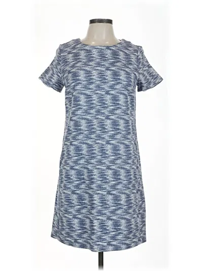 Pre-owned Ann Taylor Loft Casual Dress In Blue