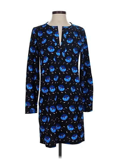 Pre-owned Ann Taylor Loft Casual Dress In Blue
