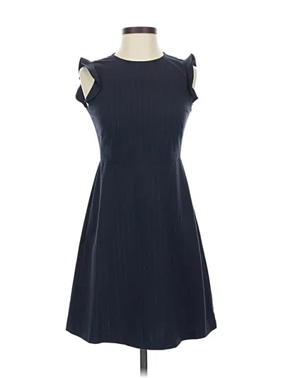 Pre-owned Ann Taylor Loft Casual Dress In Blue