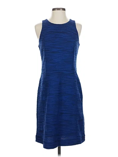 Pre-owned Ann Taylor Loft Casual Dress In Blue
