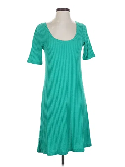 Pre-owned Ann Taylor Loft Casual Dress In Blue