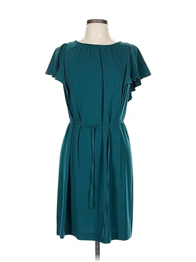 Pre-owned Ann Taylor Loft Casual Dress In Blue