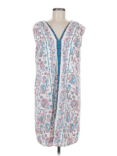 Pre-owned Ann Taylor Loft Casual Dress In Blue