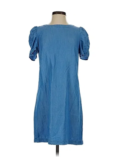Pre-owned Ann Taylor Loft Casual Dress In Blue