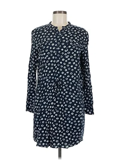 Pre-owned Ann Taylor Loft Casual Dress In Blue