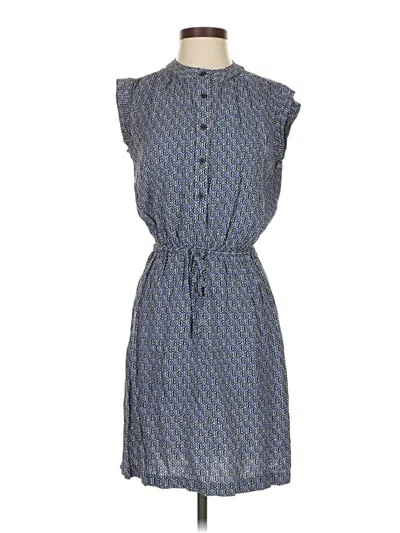 Pre-owned Ann Taylor Loft Casual Dress In Blue
