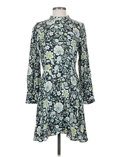 Pre-owned Ann Taylor Loft Casual Dress In Blue