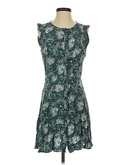 Pre-owned Ann Taylor Loft Casual Dress In Blue