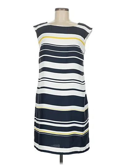 Pre-owned Ann Taylor Loft Casual Dress In Blue