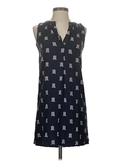 Pre-owned Ann Taylor Loft Casual Dress In Blue
