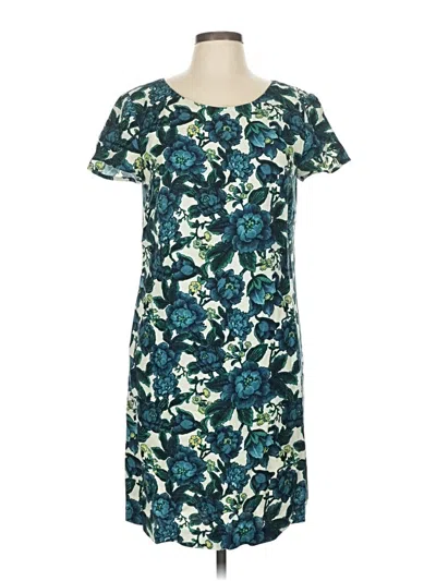 Pre-owned Ann Taylor Loft Casual Dress In Blue
