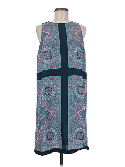 Pre-owned Ann Taylor Loft Casual Dress In Blue