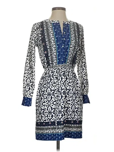 Pre-owned Ann Taylor Loft Casual Dress In Blue