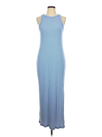 Pre-owned Ann Taylor Loft Casual Dress In Blue