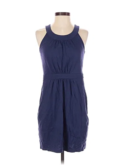 Pre-owned Ann Taylor Loft Casual Dress In Blue