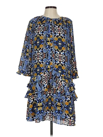 Pre-owned Ann Taylor Loft Casual Dress In Blue